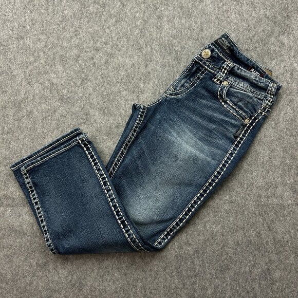 Silver Jeans Denim - Silver Jeans Suki Mid Capri Women's Size 30 Medium Wash Denim